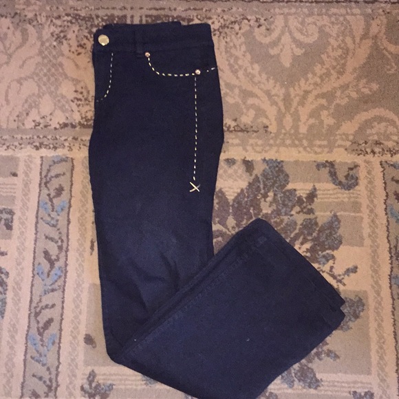 Cache Denim - Boot cut with gold chain accents Cache Denim - Boot cut with gold chain accents